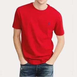 Polo Ralph Lauren Men's Classic Fit Crew Neck T-Shirt in Red